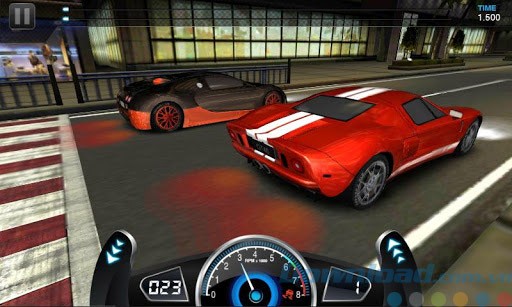 Giao diện game Drag Racing 3D