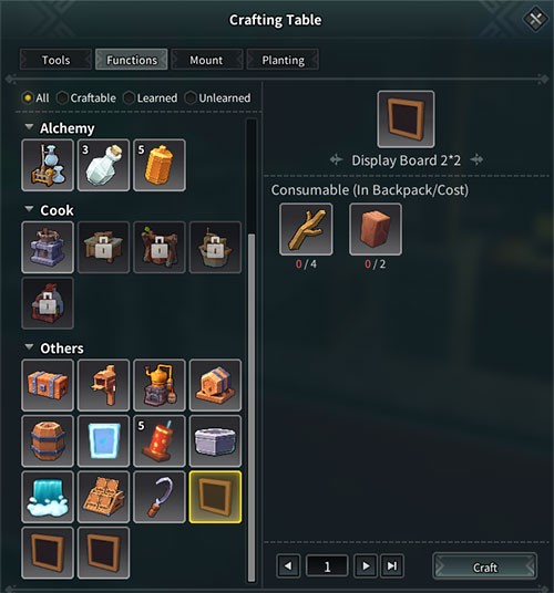 Bảng hiển thị với ba kích thước và khả năng tùy biến cao