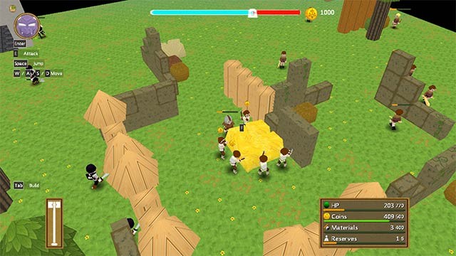 Xây dựng thế giới từ các khối vuông kiểu Minecraft