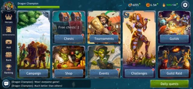 Vô vàn nhiệm vụ trong Dragon Champions cho game thủ chinh phục