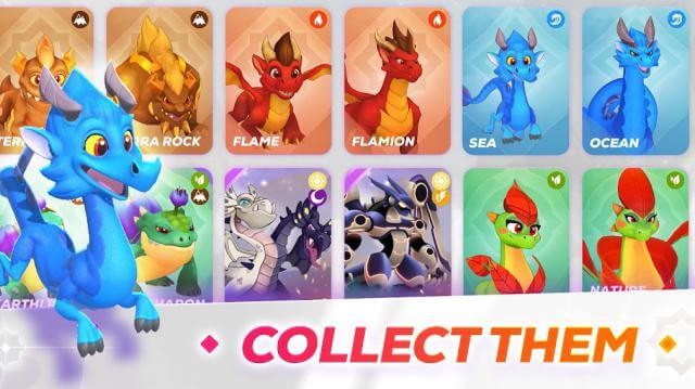 Thu thập nhiều loài rồng khác nhau, bao gồm cả những con rồng độc nhất vô nhị