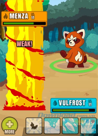 Huấn luyện rồng chiến trong Dragon City GO!