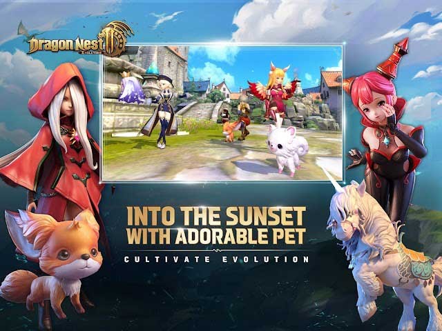 Phiêu lưu và đồng hành cùng những con pet dễ thương trong game DragonNest2:Evolution