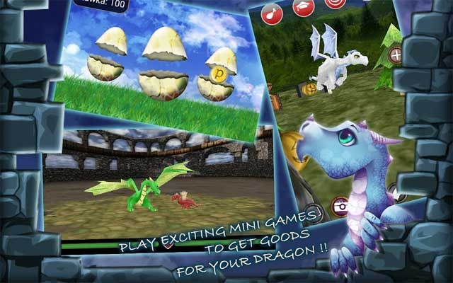 Dragon Pet Android có rất nhiều mini game vui nhộn đang chờ bạn khám phá
