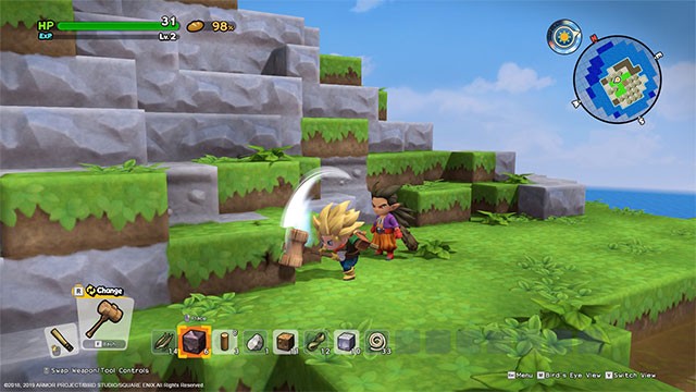 Giúp dân làng xây dựng thế giới trong Dragon Quest Builders II với sự giúp đỡ của Malroth