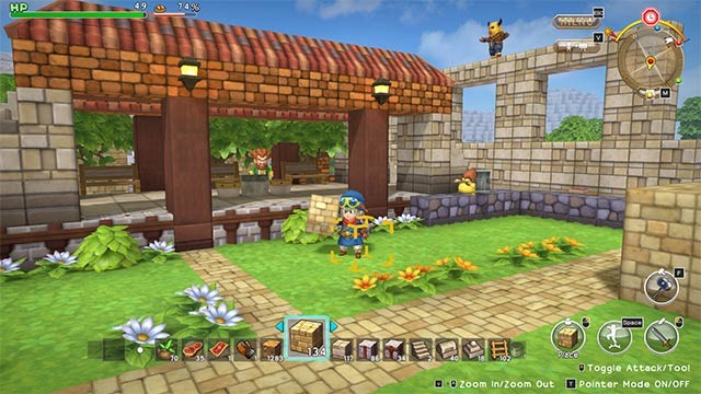 Dragon Quest Builders là sự pha trộn giữa game nhập vai chiến đấu sandbox với phong cách Minecraft