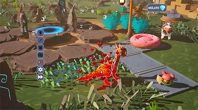 Dragon Sprouts là game mô phỏng xây dựng khu bảo tồn rồng với đồ họa rực rỡ sắc màu
