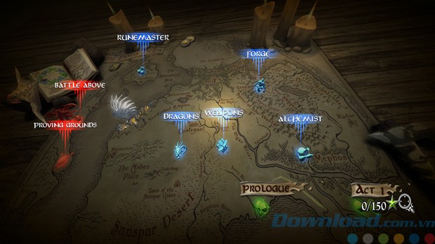 Bản đồ trong Adventure