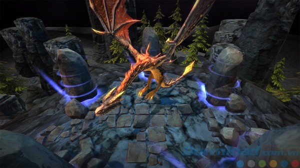 Hình ảnh một chú rồng trong Dragons and Titans