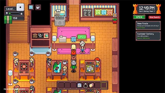 Dragons Brew là một trò chơi mô phỏng quán cafe ấm cúng