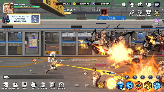 DragonSpear: Myu Idle RPG cho bạn điều khiển nhân vật thủ công