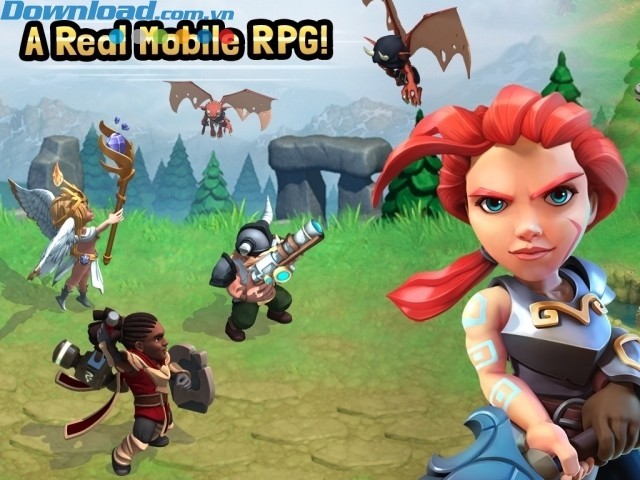 Game RPG chiến đấu thời gian thực đặc sắc dành cho mobile