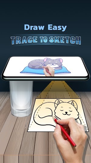 Draw Easy Trace to Sketch cho bạn vẽ dễ dàng theo tranh