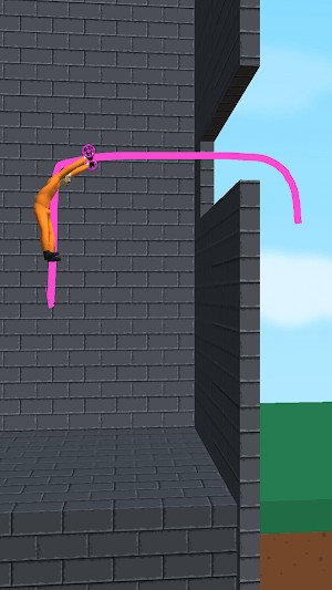 Vẽ đường Zipline để nhân vật đến đích