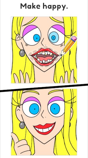 Vẽ để cô gái có nụ cười đẹp