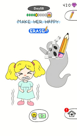 Giúp nhân vật vui vẻ