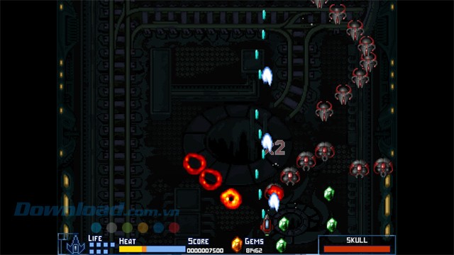 Bắn hạ hết toàn bộ quân địch trong quá trình chơi game DreadStar: The Quest for Revenge Demo