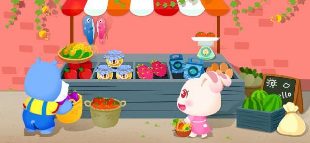 Bán nông sản để lấy tiền mua đồ trang trí nông trại