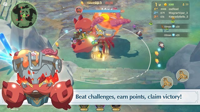 Đánh bại các thách thức, kiếm điểm và tuyên bố chiến thắng trong game Dreamster World