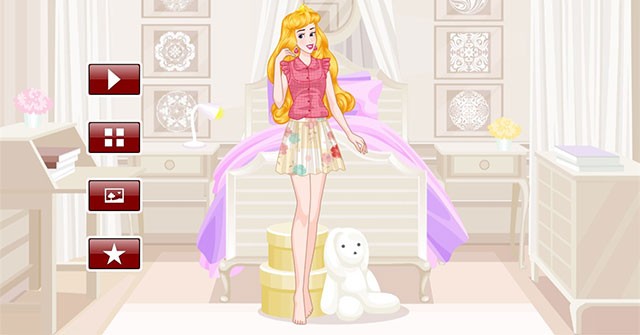 Dress Up: Aurora là game thời trang Công chúa ngủ trong rừng