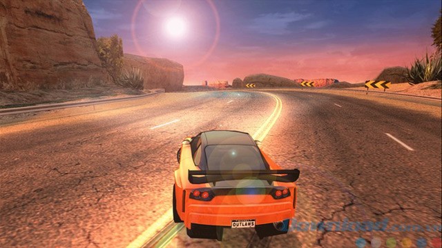 Đua xe ở Desert Canyons