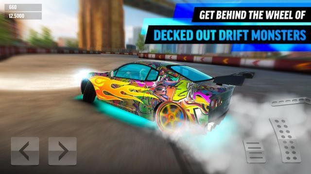 Thực hiện những màn drift xe ngoạn mục trong game Drift Max World