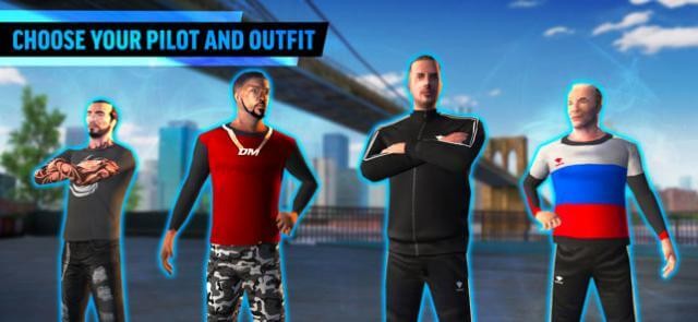 Tùy biến ngoại hình cho nhân vật đua xe của bạn