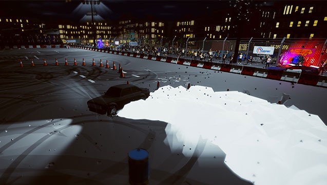 Game Drifting King nhấn mạnh vào kỹ năng drift và phản xạ người chơi