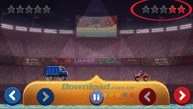 Người chơi đạt 5 sao trước sẽ thắng