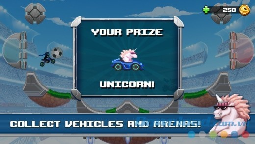 Mở khóa đấu trường và mẫu xe đua mới