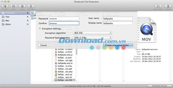DriveLock File Protection for Mac