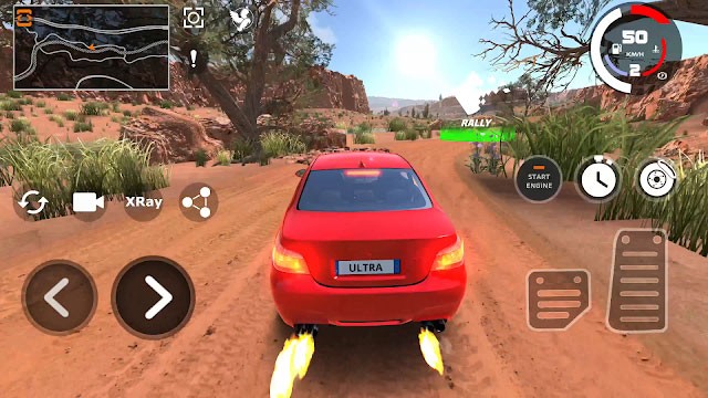 Trải nghiệm lái xe qua nhiều địa hình chân thực trong game DriveX Car Crash Simulator