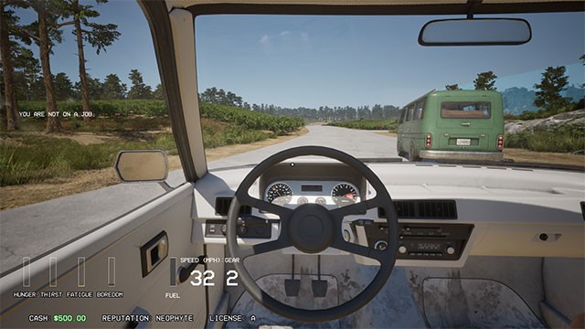 Driving Life là game mô phỏng lái xe và sinh tồn ở vùng nông thôn nước Mỹ