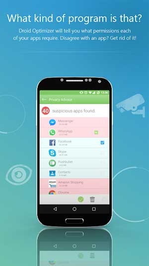 Droid Optimizer tự động phát hiện và giải quyết vấn đề
