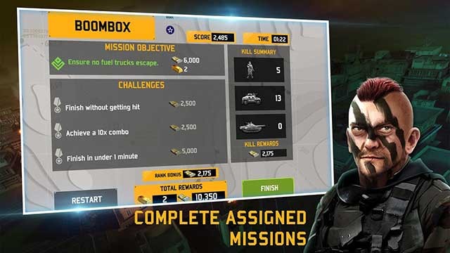 Hoàn thành các nhiệm vụ đa dạng