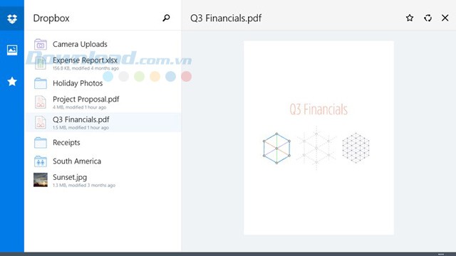 Dropbox cho Windows 8