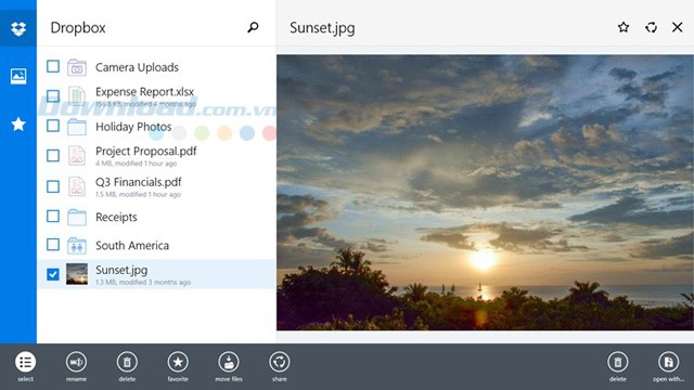 Dropbox cho Windows 8