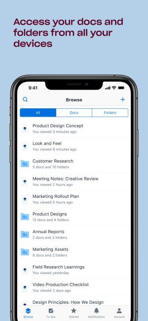 Truy cập văn bản hoặc thư mục từ thiết bị di động