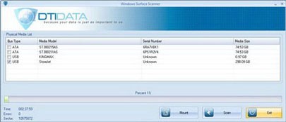 Kiểm tra lỗi bad sector trên ổ cứng với DTI Surface Scanner