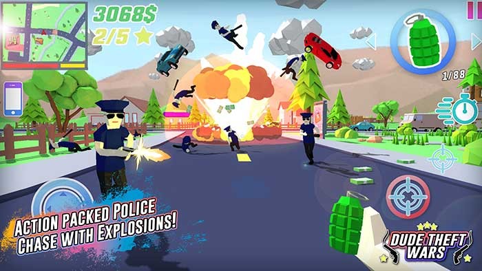 Chạy trốn khỏi sự truy đuổi của cảnh sát