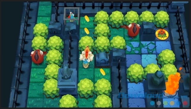 Âm thầm thực hiện các hành động trong game trí tuệ cho PC Dumb Chicken 2: One Way Out