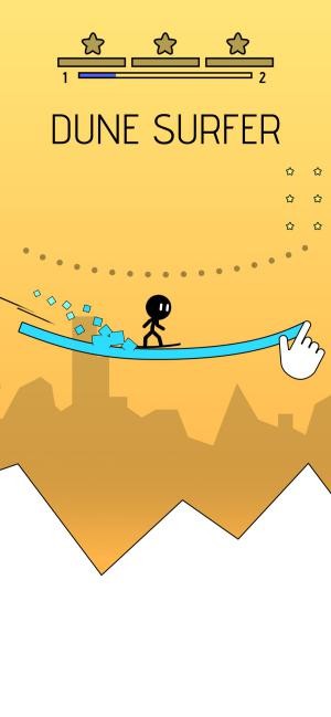 Thực hiện hành trình lướt qua các đụn cát chết chóc trong game Dune Surfer