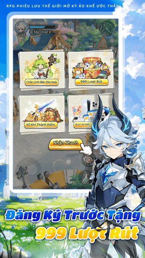 Đăng ký trước tặng ngay: 999 lượt rút