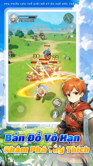 Bản đồ vô hạn, khám phá tùy thích