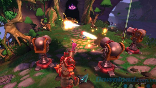 Tháp phòng thủ trong Dungeon Defenders II