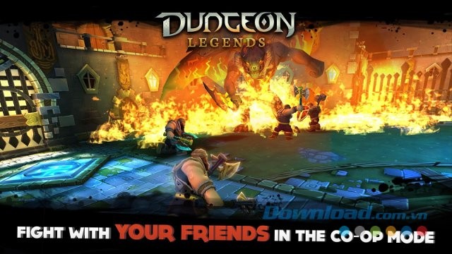 Chế độ Co-Op trong Dungeon Legends