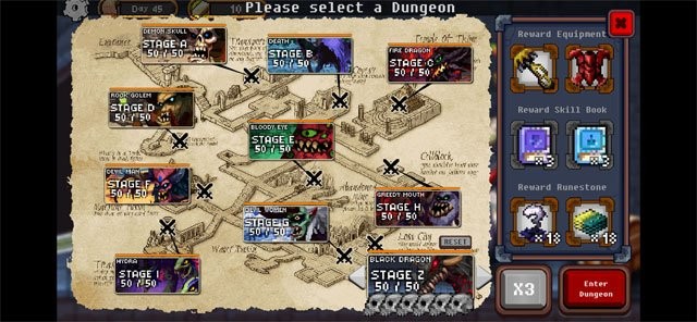 Đột kích vô số hầm ngục