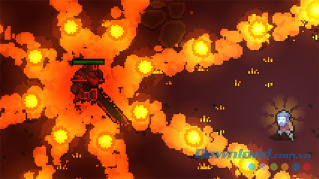 Chiến đấu với nhiều tên trùm có chiêu thức độc đáo trong game hành động nhập vai Dungeon Souls cho máy tính, Mac và Linux