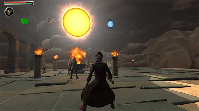 Game kết hợp các cơ chế chơi đa dạng như: giải đố, chiến đấu, bắn súng,...