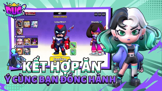 Cùng chiến đấu với bạn bè hoặc kết nối với người chơi khác